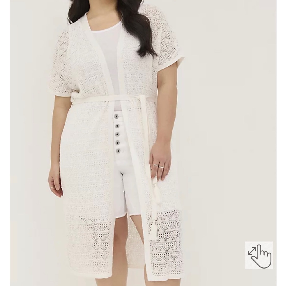 White cardigan sweater 16/18/20